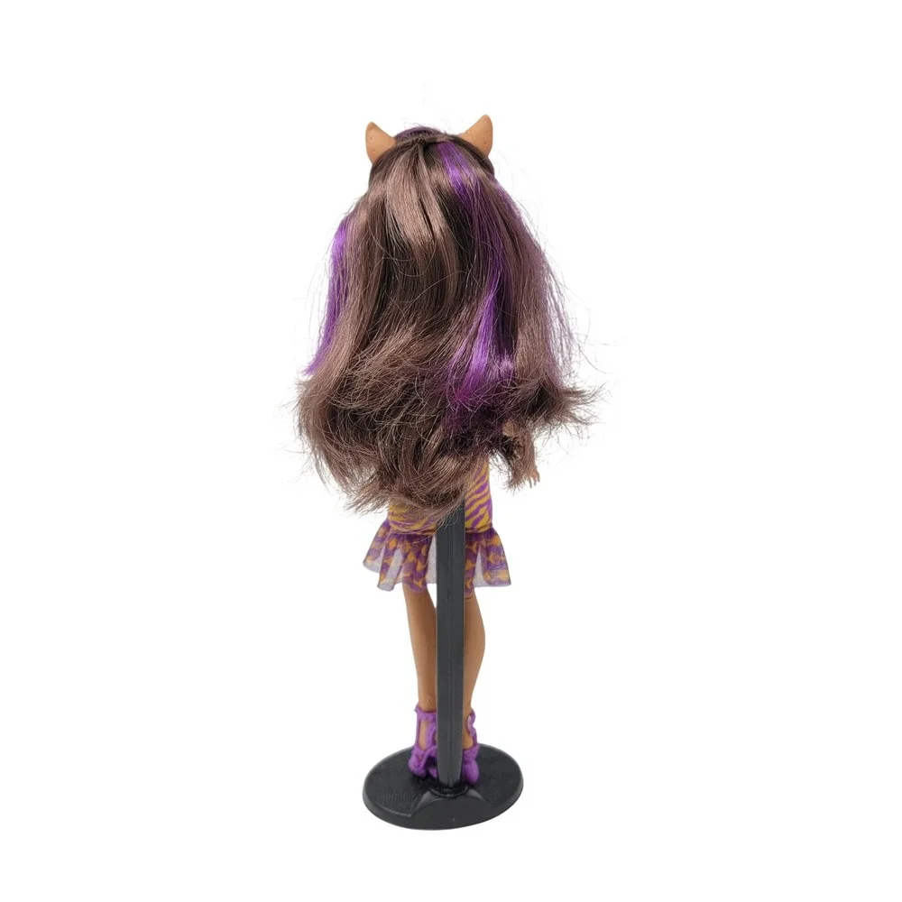 Monster High Dance the Fright Away Clawdeen Wolf Doll Kids Purple Excellent Mask
